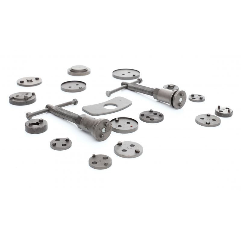 Auto si Moto - Reparatii si depanare - Scule auto - Scule si truse auto - Presa etrier universala placute frana, 18 buc, KD10215, Kraft&Dele - Infinity.ro