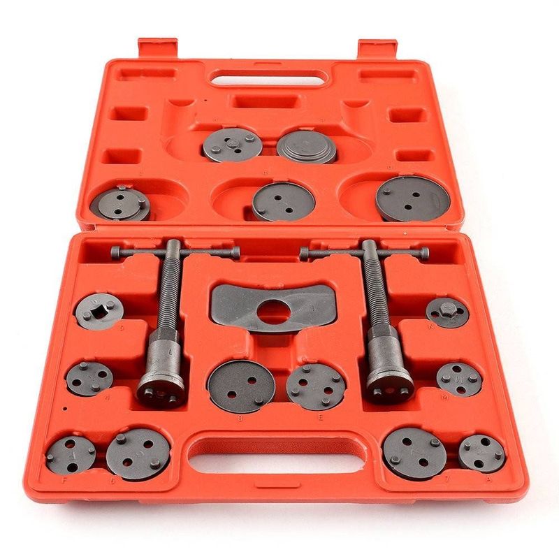 Auto si Moto - Reparatii si depanare - Scule auto - Scule si truse auto - Set 18 buc pentru repararea, stoarcerea pistoanelor de frana+ valiza, TA1371 - Infinity.ro