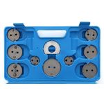 Auto si Moto - Reparatii si depanare - Scule auto - Scule si truse auto - Set 22 buc Presa pentru repararea pistoanelor de frana + valiza, TA1089 - Infinity.ro