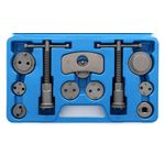 Auto si Moto - Reparatii si depanare - Scule auto - Scule si truse auto - Set 22 buc Presa pentru repararea pistoanelor de frana + valiza, TA1089 - Infinity.ro