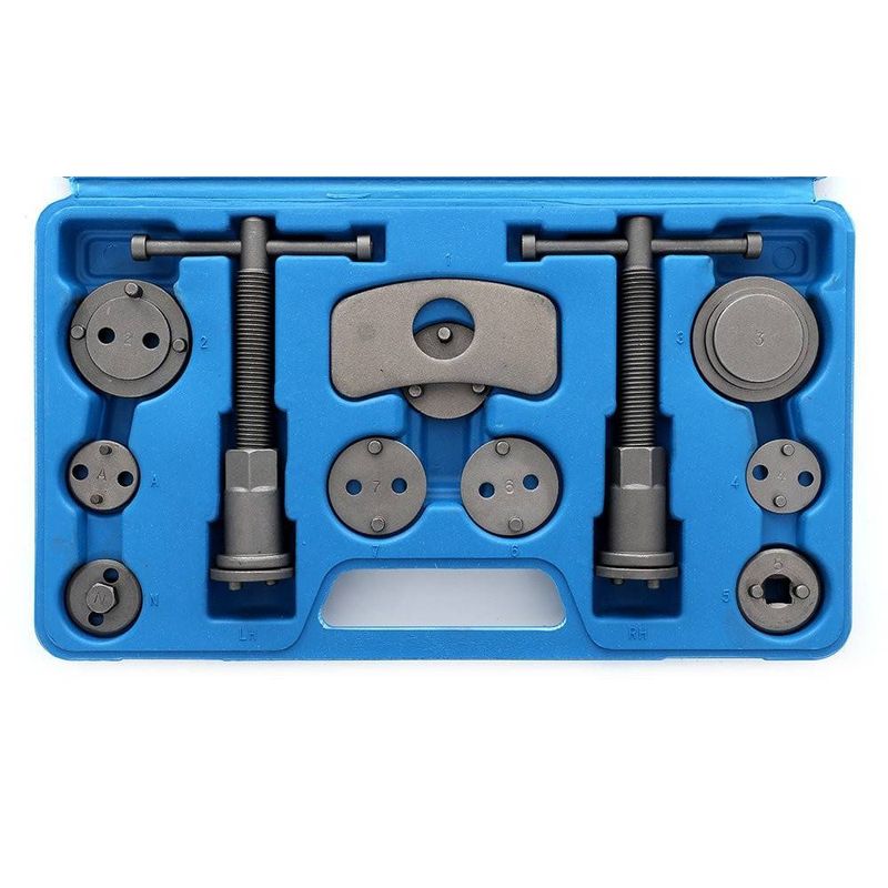 Auto si Moto - Reparatii si depanare - Scule auto - Scule si truse auto - Set 22 buc Presa pentru repararea pistoanelor de frana + valiza, TA1089 - Infinity.ro