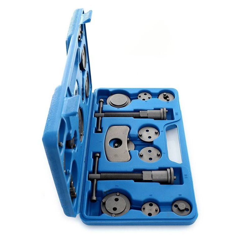 Auto si Moto - Reparatii si depanare - Scule auto - Scule si truse auto - Set 22 buc Presa pentru repararea pistoanelor de frana + valiza, TA1089 - Infinity.ro