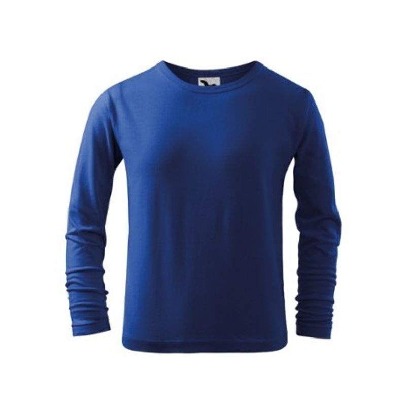 Fashion, accesorii si bijuterii - Copii - Imbracaminte copii - Bluze si camasi copii - Tricou pentru copii, Fit-T LS 121, Malfini Albastru 158 cm/12 ani - Infinity.ro