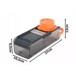 Casa si Gradina - Bucatarie si vesela - Ustensile bucatarie - Feliatoare si taietoare manuale - Set Razatoare Multifunctionala MADGENIX 4 Lame Interschimbabile, Recipient 27x10.5x9.5 cm, Ideal pentru Bucatarie - Infinity.ro