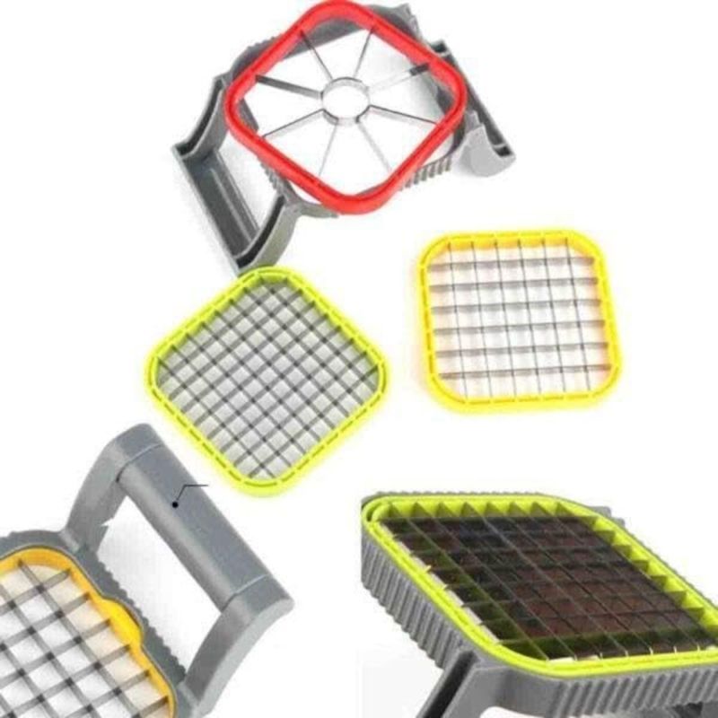 Casa si Gradina - Bucatarie si vesela - Ustensile bucatarie - Feliatoare si taietoare manuale - Set Manual MADGENIX pentru Feliat si Taiat Legume sau Fructe - 3 Forme Interschimbabile, Compact si Eficient - Infinity.ro