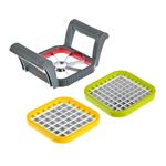 Casa si Gradina - Bucatarie si vesela - Ustensile bucatarie - Feliatoare si taietoare manuale - Set Manual MADGENIX pentru Feliat si Taiat Legume sau Fructe - 3 Forme Interschimbabile, Compact si Eficient - Infinity.ro