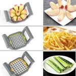 Casa si Gradina - Bucatarie si vesela - Ustensile bucatarie - Feliatoare si taietoare manuale - Set Manual MADGENIX pentru Feliat si Taiat Legume sau Fructe - 3 Forme Interschimbabile, Compact si Eficient - Infinity.ro