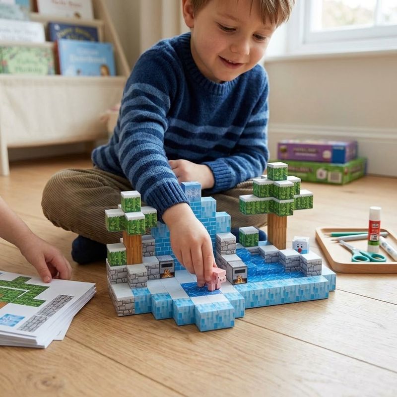 Jucarii, Copii si Bebe - Jucarii si jocuri - Seturi de constructie si cuburi - Seturi de constructie - Joc de Constructie Magnetica MADGENIX, 144 Cuburi din Lemn, Set Educativ STEM, 8 Culori, Joc Creativ DIY, Dezvoltare Motrica, 14x28x14 cm - Infinity.ro