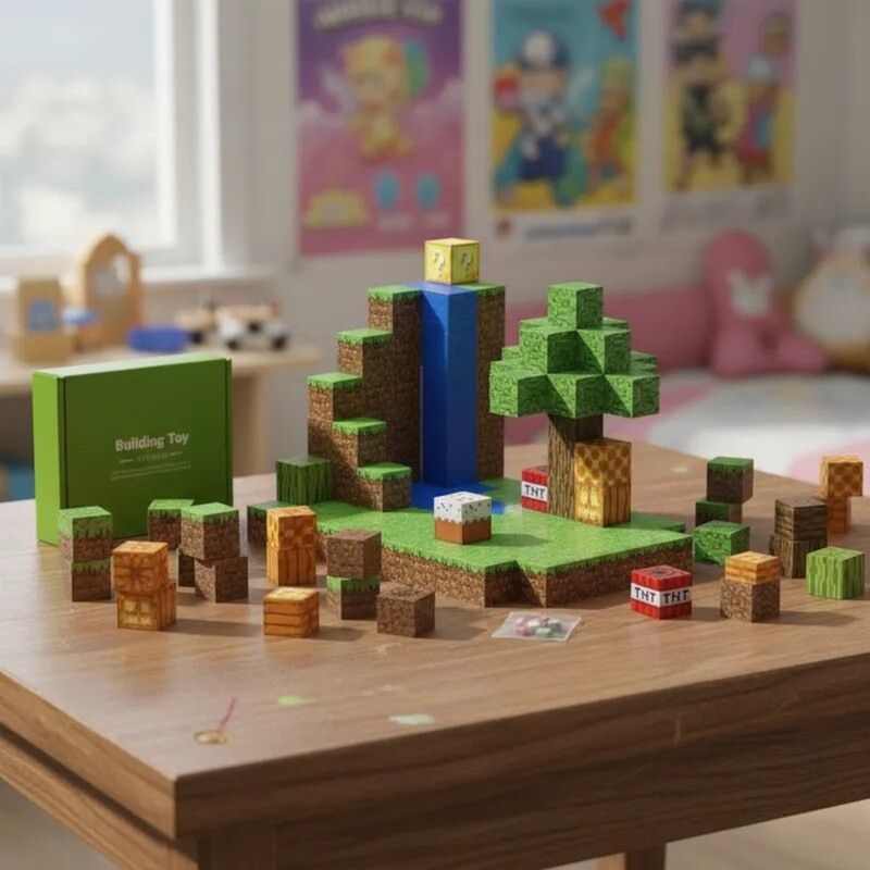 Jucarii, Copii si Bebe - Jucarii si jocuri - Seturi de constructie si cuburi - Seturi de constructie - Set blocuri magnetice de constructie madgenix, 128 piese, plastic abs, joc educativ stem, multicolor, 20x14x14 cm - Infinity.ro
