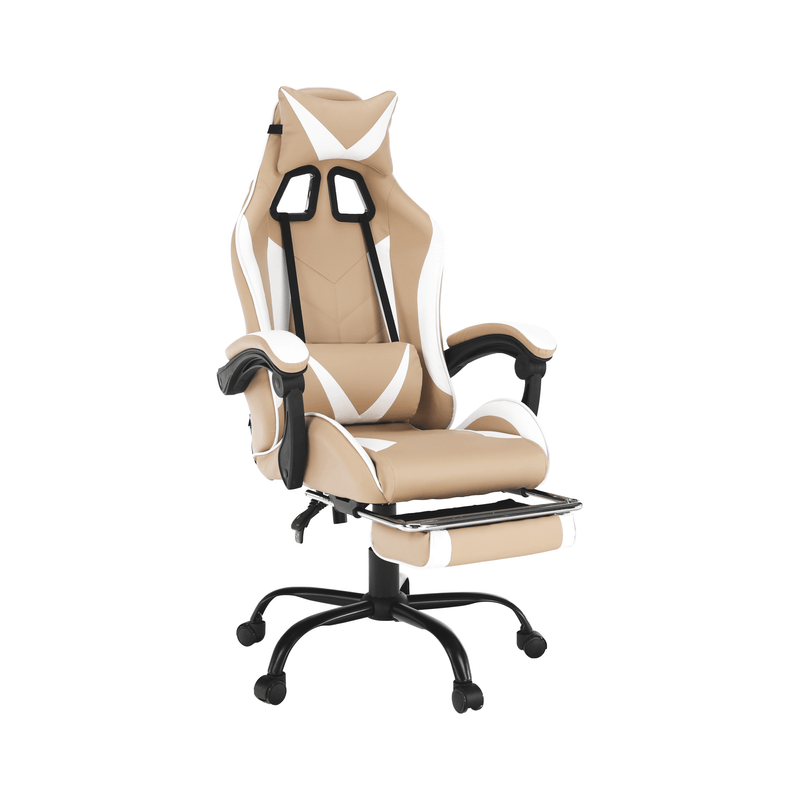 Casa si Gradina - Mobilier - Scaune si fotolii - Fotolii - Fotoliu birou/gaming, negru/alb/bej, OZGE 2 NEW - Infinity.ro