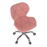 Casa si Gradina - Mobilier - Scaune si fotolii - Fotolii - Fotoliu de birou, roz/crom, ARGUS NEW - Infinity.ro