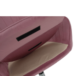 Casa si Gradina - Mobilier - Scaune si fotolii - Scaune - Scaun de birou, tesatura de catifea roz / crom, KLIAN - Infinity.ro