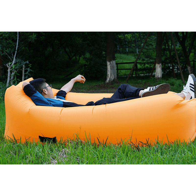 Casa si Gradina - Gradina si terasa - Mobilier exterior - Scaune si sezlonguri gradina - Geanta scaun gonflabila / geanta lenesa, portocalie, LEBAG - Infinity.ro