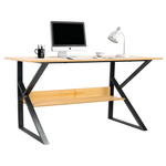 Casa si Gradina - Mobilier - Mese si birouri - Birouri - Birou cu raft, fag/negru, TARCAL 140 - Infinity.ro