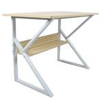 Casa si Gradina - Mobilier - Mese si birouri - Birouri - Birou cu raft, stejar natural/alb, TARCAL 80 - Infinity.ro