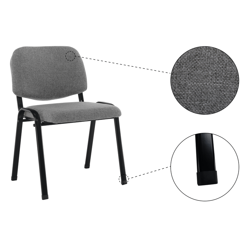 Casa si Gradina - Mobilier - Scaune si fotolii - Scaune - Scau de birou, gri, ISO ECO - Infinity.ro
