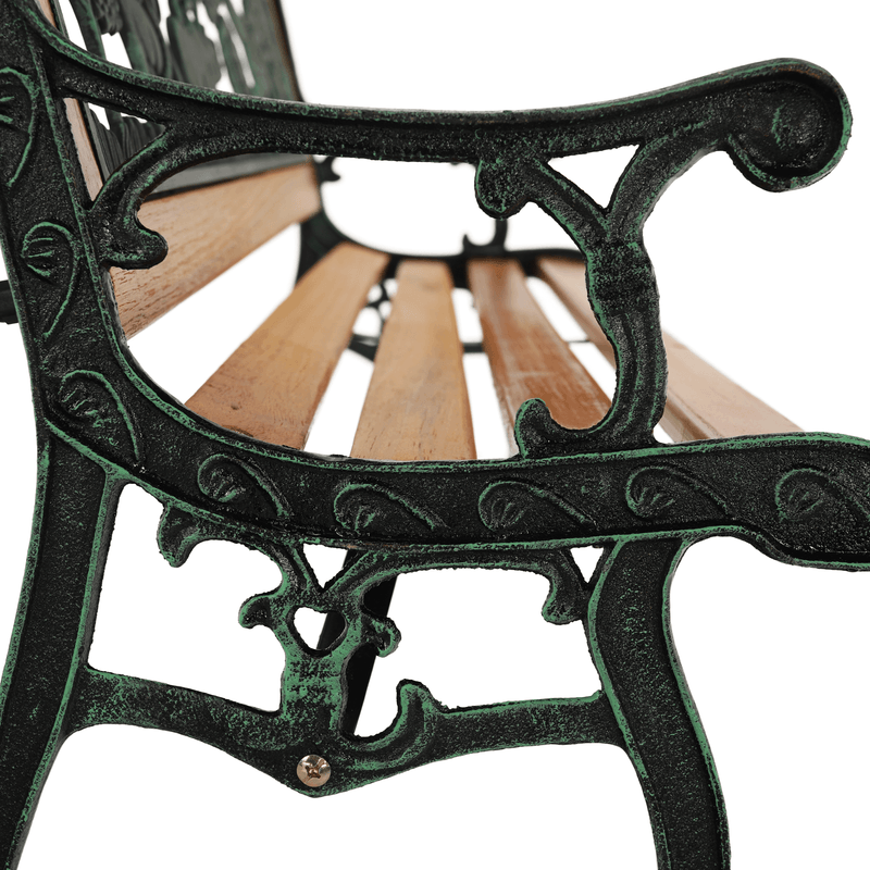 Casa si Gradina - Gradina si terasa - Mobilier exterior - Bancute de gradina - Banca pentru copii, negru / natural, NADAZA - Infinity.ro