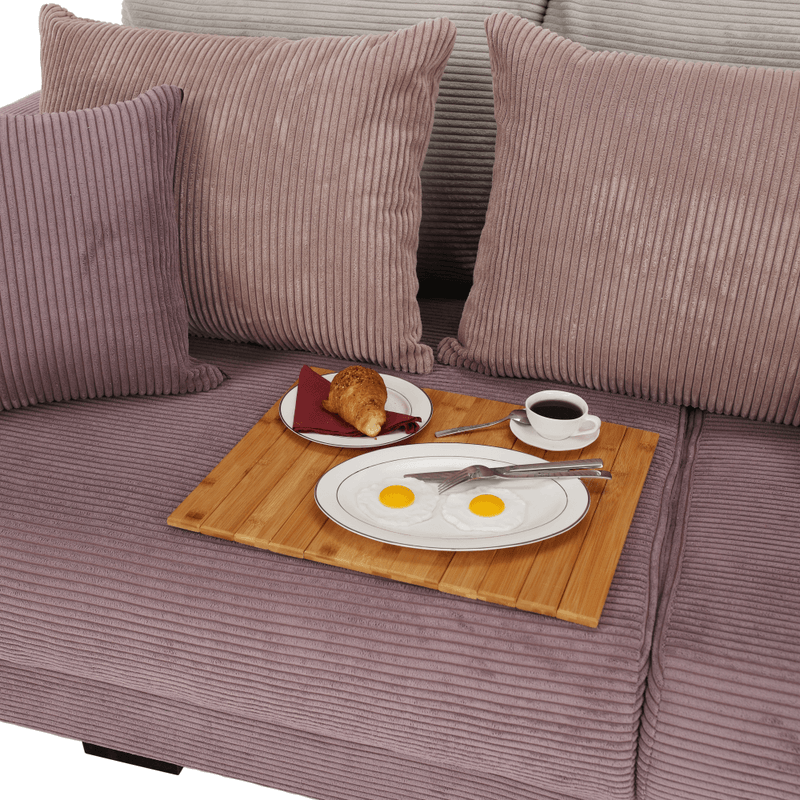 Casa si Gradina - Bucatarie si vesela - Accesorii bar - Suporturi bauturi - Zona de depozitare/cotiera flexibila canapea, bambus, natural, ALTE - Infinity.ro