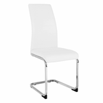 Casa si Gradina - Mobilier - Scaune si fotolii - Scaune - Scaun dining, alb / crom, VATENA - Infinity.ro