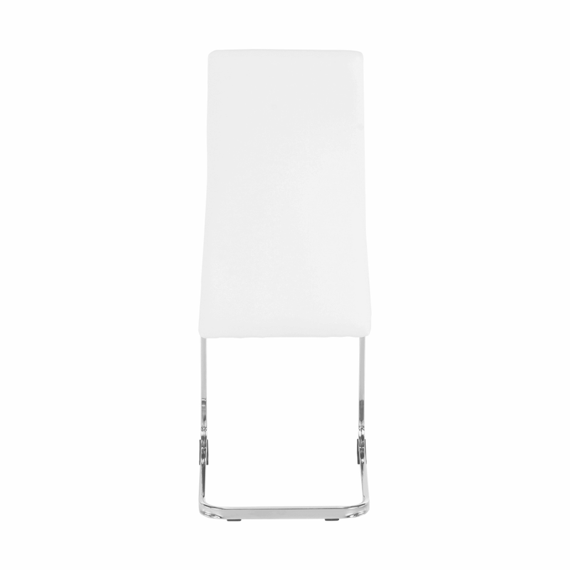 Casa si Gradina - Mobilier - Scaune si fotolii - Scaune - Scaun dining, alb / crom, VATENA - Infinity.ro