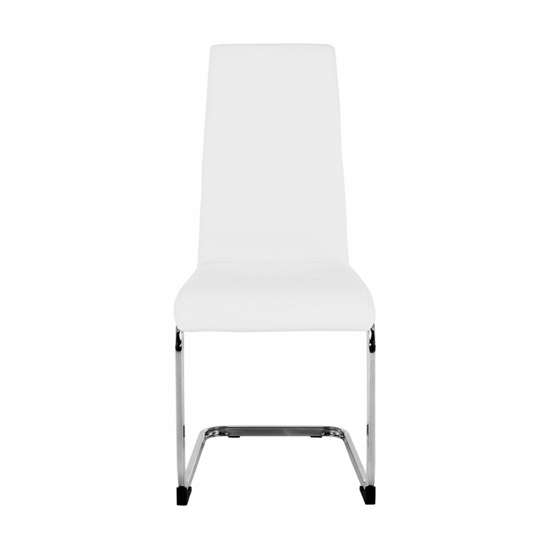 Casa si Gradina - Mobilier - Scaune si fotolii - Scaune - Scaun dining, alb / crom, VATENA - Infinity.ro