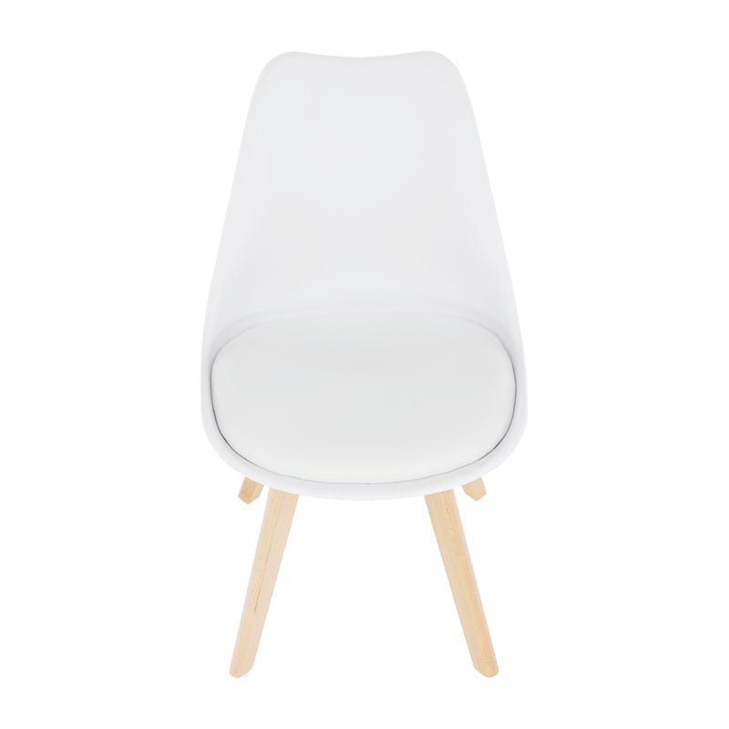 Casa si Gradina - Mobilier - Scaune si fotolii - Scaune - Scaun, alb/fag, BALI 2 NEW - Infinity.ro