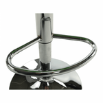 Casa si Gradina - Mobilier - Scaune si fotolii - Scaune - Scaun de bar, piele ecologica alb/crom LARIA NEW - Infinity.ro