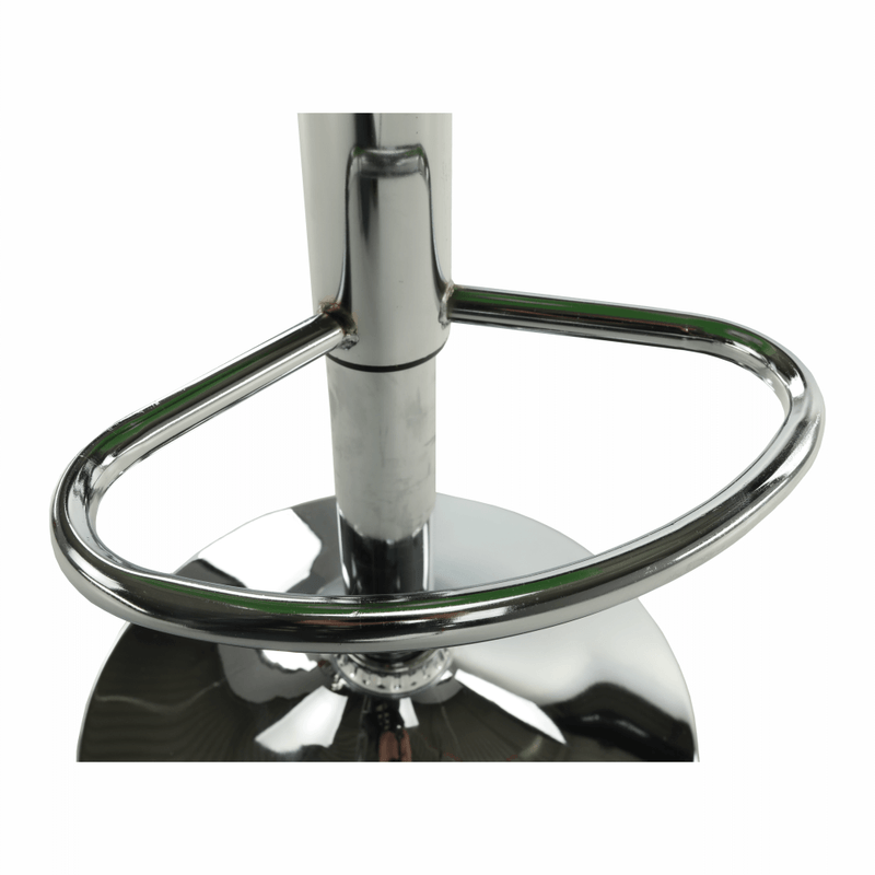 Casa si Gradina - Mobilier - Scaune si fotolii - Scaune - Scaun de bar, piele ecologica alb/crom LARIA NEW - Infinity.ro