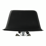 Casa si Gradina - Mobilier - Scaune si fotolii - Scaune - Scaun de bar, piele eco neagra/crom, LARIA NEW - Infinity.ro