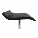 Casa si Gradina - Mobilier - Scaune si fotolii - Scaune - Scaun de bar, piele eco neagra/crom, LARIA NEW - Infinity.ro