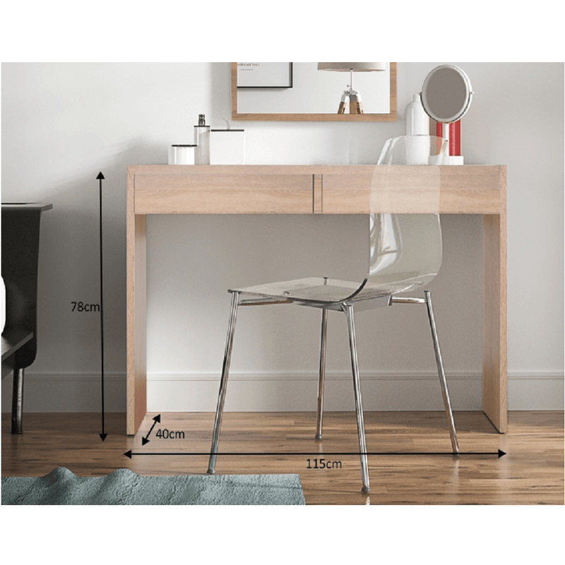Casa si Gradina - Mobilier - Comode si corpuri - Masute de toaleta - Masuta de toaleta/masa de birou, stejar sonoma, VIOLET - Infinity.ro