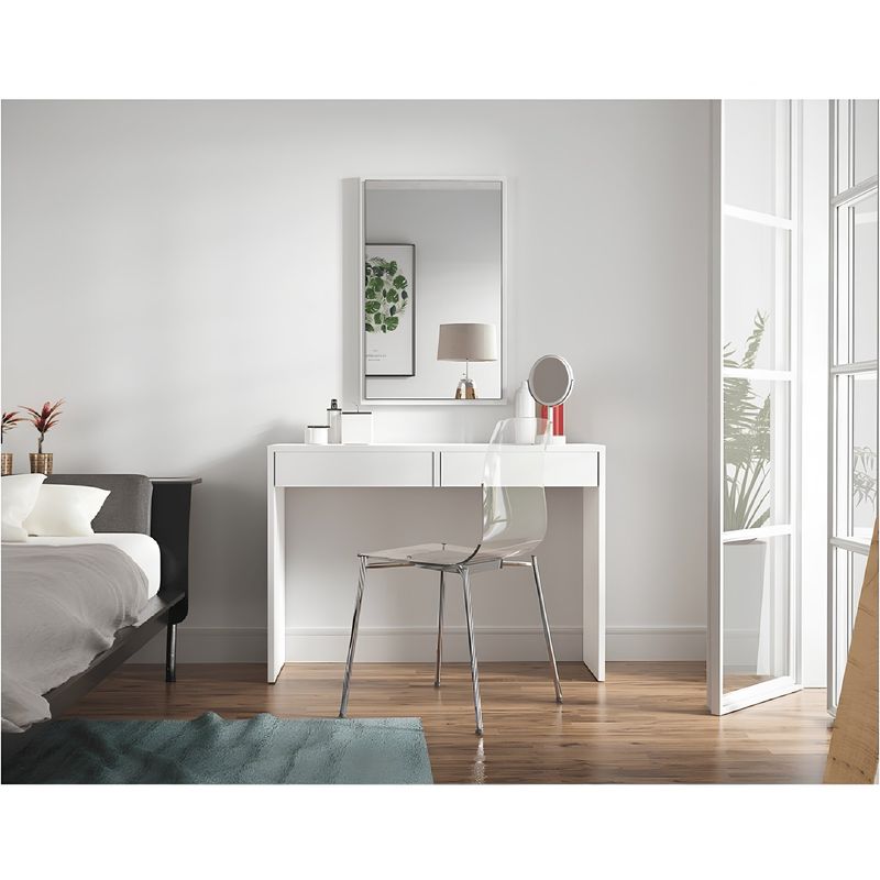 Casa si Gradina - Mobilier - Comode si corpuri - Masute de toaleta - Masuta de toaleta/masa de birou,  alba, VIOLET - Infinity.ro