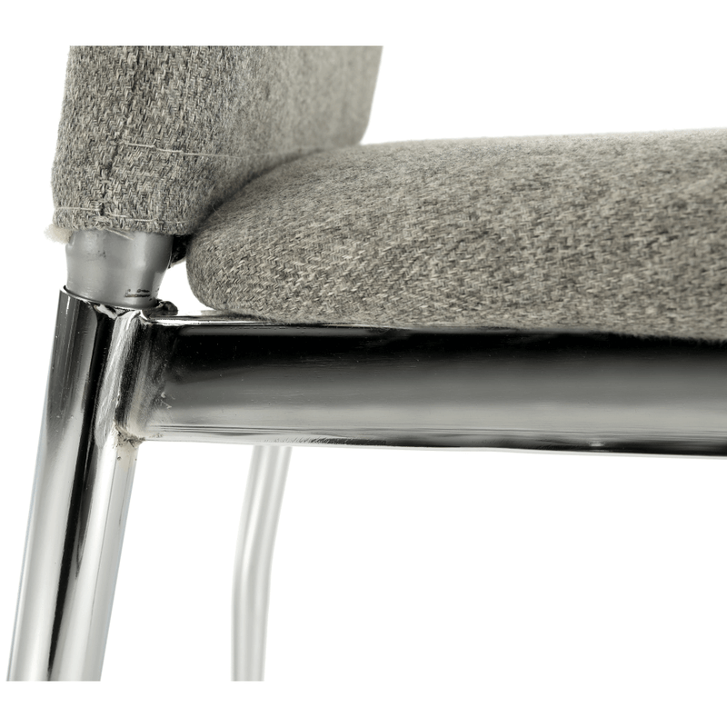 Casa si Gradina - Mobilier - Scaune si fotolii - Scaune - Scaun bucatarie, material textil bej/crom, OLIVA NEW - Infinity.ro
