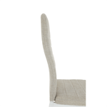 Casa si Gradina - Mobilier - Scaune si fotolii - Scaune - Scaun, textil bej/metal alb, COLETA NOVA - Infinity.ro