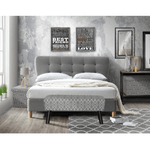 Casa si Gradina - Mobilier - Scaune si fotolii - Tabureti - Taburet pliabil, material gri/model alb, MARLO - Infinity.ro