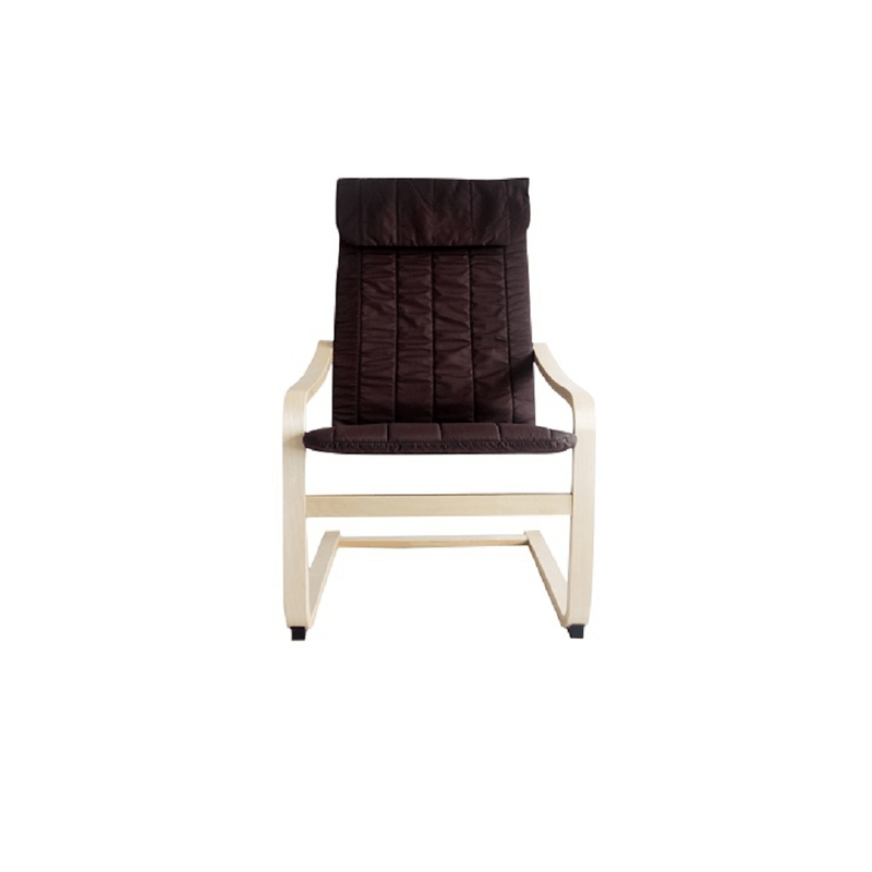 Casa si Gradina - Mobilier - Scaune si fotolii - Fotolii - Fotoliu relaxant, lemn de mesteacan/material maro, TORSTEN - Infinity.ro