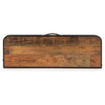 Sport si Outdoor - Camping - Mobilier pentru camping - Mese camping - Set masa pliabila cu 2 banci pentru camping, reglabila pe inaltime, MDF si aluminiu, 90x60x70 cm, maro si negru - Infinity.ro