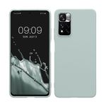 Laptop, Telefoane si Tablete - Telefoane mobile si accesorii - Accesorii Telefoane - Huse telefoane - Husa Kwmobile pentru Xiaomi Redmi Note 11 Pro/Note 11 Pro (5G)/Note 12 Pro (4G), incarcare wireless, silicon, menta - Infinity.ro