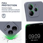 Laptop, Telefoane si Tablete - Telefoane mobile si accesorii - Accesorii Telefoane - Huse telefoane - Husa Kwmobile pentru Xiaomi Redmi Note 14 4G, anti-alunecare, silicon, gri-albastrui - Infinity.ro