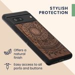 Laptop, Telefoane si Tablete - Telefoane mobile si accesorii - Accesorii Telefoane - Huse telefoane - Husa tip bumper Kwmobile pentru Google Pixel 7, protectie la socuri, lemn, TPU, maro - Infinity.ro