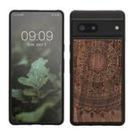 Laptop, Telefoane si Tablete - Telefoane mobile si accesorii - Accesorii Telefoane - Huse telefoane - Husa tip bumper Kwmobile pentru Google Pixel 7, protectie la socuri, lemn, TPU, maro - Infinity.ro