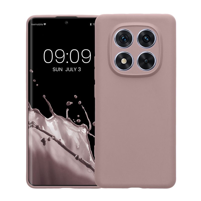 Laptop, Telefoane si Tablete - Telefoane mobile si accesorii - Accesorii Telefoane - Huse telefoane - Husa Kwmobile pentru Xiaomi Redmi Note 14 Pro 5G/Poco X7, anti-alunecare, silicon, lila - Infinity.ro