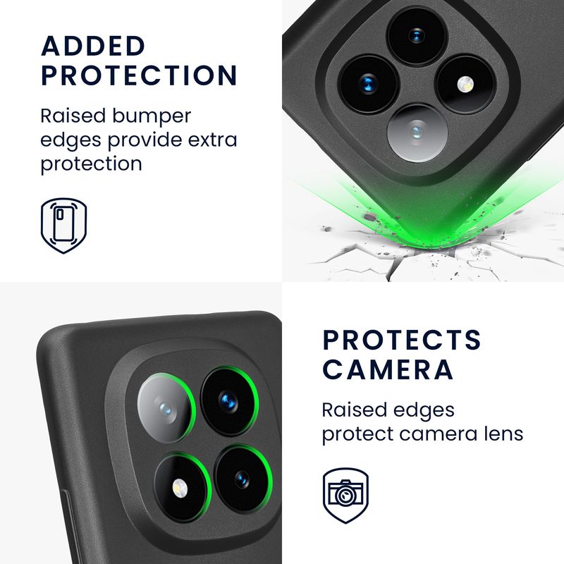 Laptop, Telefoane si Tablete - Telefoane mobile si accesorii - Accesorii Telefoane - Huse telefoane - Husa Kwmobile pentru Xiaomi Redmi Note 14 Pro+ 5G/Redmi Note 14 Pro Plus 5G, anti-alunecare, TPU, gri - Infinity.ro