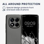 Laptop, Telefoane si Tablete - Telefoane mobile si accesorii - Accesorii Telefoane - Huse telefoane - Husa Kwmobile pentru Xiaomi Redmi Note 14 Pro 4G, anti-alunecare, protectie la zgarieturi, silicon, gri - Infinity.ro