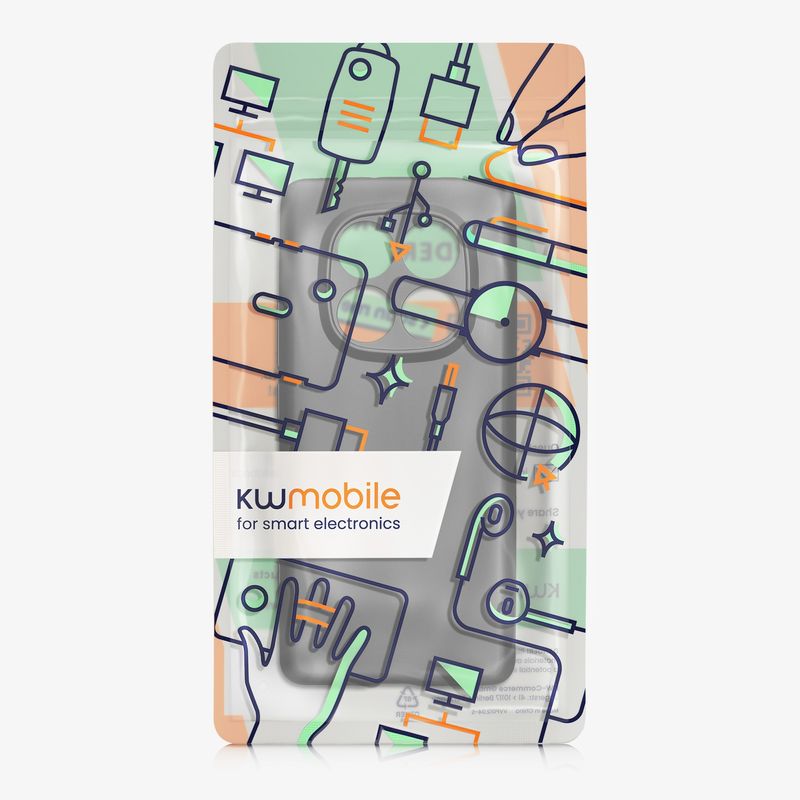 Laptop, Telefoane si Tablete - Telefoane mobile si accesorii - Accesorii Telefoane - Huse telefoane - Husa Kwmobile pentru Xiaomi Redmi Note 14 Pro 4G, anti-alunecare, protectie la zgarieturi, silicon, gri - Infinity.ro