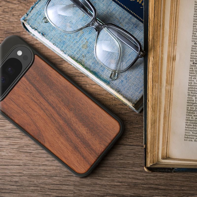 Laptop, Telefoane si Tablete - Telefoane mobile si accesorii - Accesorii Telefoane - Huse telefoane - Husa tip bumper Kwmobile pentru Google Pixel 10 Pro XL, anti-alunecare, lemn, TPU, maro vintage - Infinity.ro