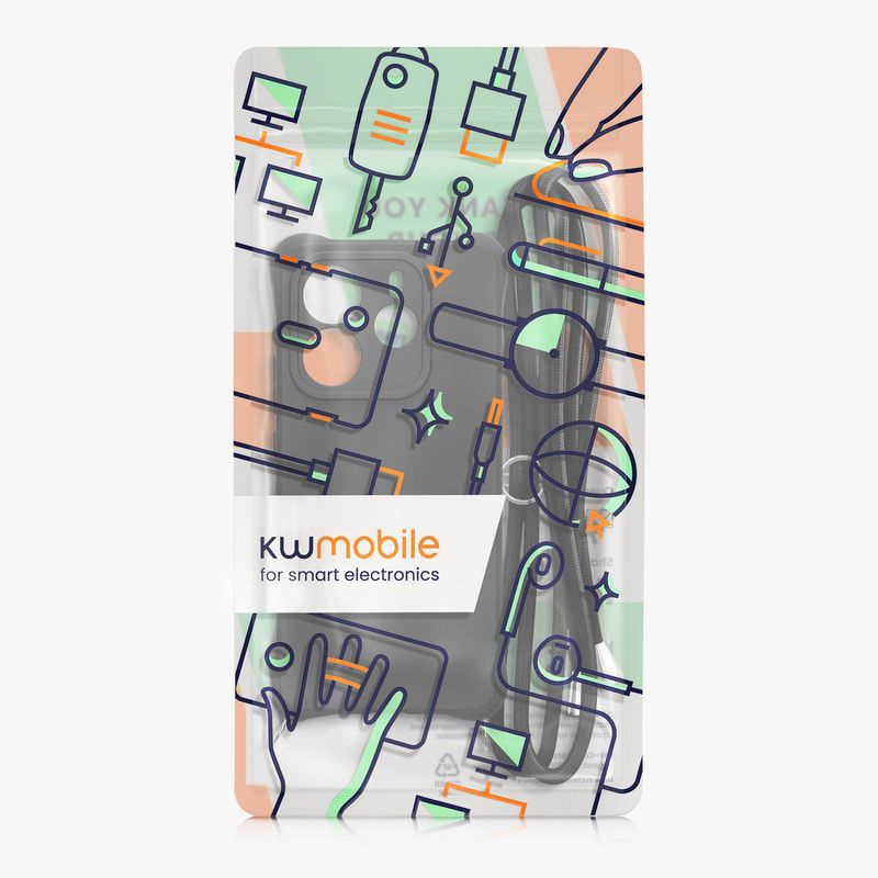 Laptop, Telefoane si Tablete - Telefoane mobile si accesorii - Accesorii Telefoane - Huse telefoane - Husa Kwmobile pentru Xiaomi Redmi Note 14 5G, protectie la socuri, silicon, negru - Infinity.ro