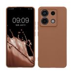 Laptop, Telefoane si Tablete - Telefoane mobile si accesorii - Accesorii Telefoane - Huse telefoane - Husa Kwmobile pentru Xiaomi Redmi Note 13 Pro 5G/Poco X6 5G, anti-alunecare, silicon, maro mocha - Infinity.ro