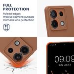 Laptop, Telefoane si Tablete - Telefoane mobile si accesorii - Accesorii Telefoane - Huse telefoane - Husa Kwmobile pentru Xiaomi Redmi Note 13 Pro 5G/Poco X6 5G, anti-alunecare, silicon, maro mocha - Infinity.ro