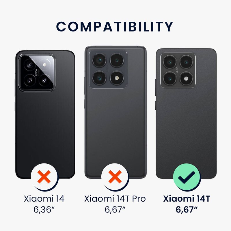 Laptop, Telefoane si Tablete - Telefoane mobile si accesorii - Accesorii Telefoane - Huse telefoane - Husa tip bumper Kwmobile pentru Xiaomi 14T, protectie la socuri, lemn, TPU, maro - Infinity.ro
